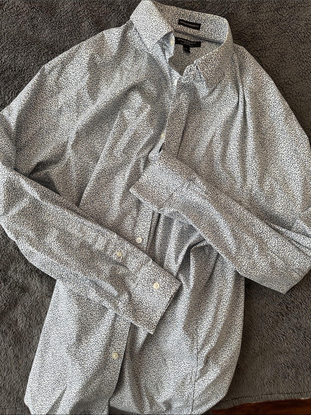 Banana Republic Men's Camden Micro-Print button up
